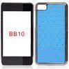 Deluxe Blue Diamond Bling Chrome Blackberry Cell Phone Cases Sparkle Cover