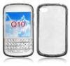 Transparent TPU Bumper Cell Phone Blackberry Q10 Cases Back Hard Cover