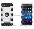 Durable Stand 2 In 1 Hybrid Blackberry Z10 Cell Phone Cases For Man