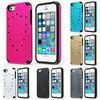 Heavy Duty Shield Bumper IPhone 5S Protective Cell Phone Cases With Screen Protector