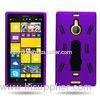 Purple Heavy Duty Kickstand Protective Cell Phone Nokia Lumia 1520 Cases