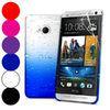Colorful 3D Water Drop Crystal Hard Plastic Cell Phone Case , HTC One M7 Back Cover