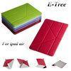 Trifold Origami Pu Leather Ipad Protective Case , Green IPad Air Cover