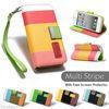 Colorful Hybid PU Leather Wallet mobile Phone Case For Sony Xperia Z1 ( L39H )
