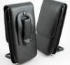 Black Leather Belt Clip Pouch Hlster Flip Case Cover Holder For iPhone 5 / 5S
