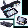 Luxury Card Holder Flip Wallet Leather IPhone 5 Protective Case For 5S Black