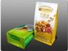 Quad Side Flat Bottom Pouch Laminated For Nuts , Stand Up Food Pouches