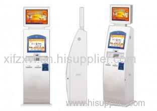 Self Service card charge, bill payment mobile top - up Dual Screen Kiosk