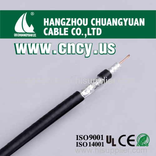 china manufacturer price rg6 cable/rg6 coaxial cable/copper cable tri shield rg6 for CATV