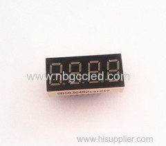 seven segments LED display 0.56 inch four digits