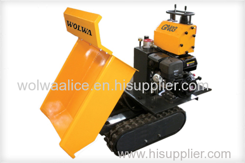 low price small crawler dumper loading 650kg