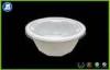 Disposable Catering Cornstarch Plastic Food Packaging Trays , White Soup Bowl