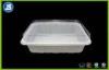 Rectangle Biodegradable Plastic Food Packaging Trays PP For Vegetable