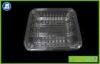 PET Transparent Plastic Food Packaging Trays , Embossing Printing Packaging