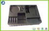 Black Plastic ESD Trays For Packaging Hardware Component , Electronics
