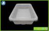 Vacuum Forming White PET Biodegradable Food Trays , Hard Blister Packaging