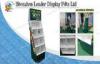 Recycled Cardboard Floor Display Stands With Glossy Varnish For Promotinal Product
