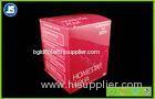 PVC Folding Color Carton , PVC Plastic Blister Packaging Red For Cosmetics