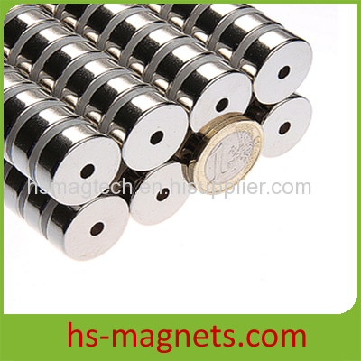 double nickel (Ni+Ni) neodymium Ring magnets