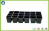 Black Plastic Flower Pot Trays Blister Packaging Tray With QS IS9001