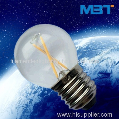 Led filament light global