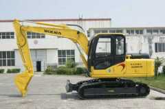 10 ton small excavator with crawler type moving