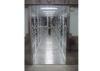 SUS Nozzle lab Class 1000 Air Shower Tunnel With Double Swing Door