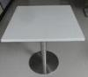 750mm Height Gracier White Coffee Table 30mm Thickness And Flat Edge Marble Table Tops