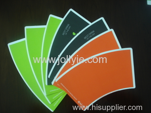 one color printing paper cup fans