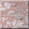 CE seamless Pink Artificial Granite Stone Panel for Countertops, indoor, Outdoor Wall