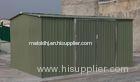 Custom Outdoor Apex Metal Garden Shed / Carport , Nature Galvanised Steel Tool Storage 10x12 ft