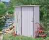 Mini Single Swing Door Metal Tool Shed , Outdoor Waterproof Garden Tools Storage Shed