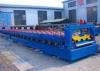 Steel Floor Deck Roll Forming Machine , Roof And Floor Tile Making Machine