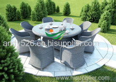 2015 rattan dining set