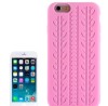 Tyre Texture Silicone case for iPhone 6 (Pink)