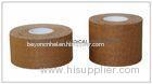 Tan Coloured Rayon Cloth Rigid Strapping Tape Porous And Hand Tearable