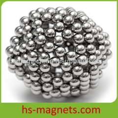 Ni-Cu-Ni Coating Permanent Sphere Ball Neodymium Magnet
