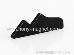 Black epoxy coating bonded neodymium special magnet