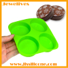 silicone ice cube tray 4 cavities china