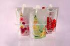 Customized Stand Up Flexible Cosmetic Packaging Bag With Spout