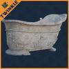 Ancient Shower Natural Stone Bath Tub With Claws / Stand Alone Bathtubs