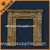 Natural Yellow Marble Stone Door Surrounds For Decorative Western