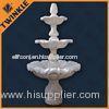 Three Tierd Outdoor Stone Water Fountains Carved For Garden Decorative