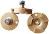 Three Segments Diamond Grinding Disc Concrete Grinder Wheel For Leveling