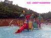 kids water park 5 ramp fiberglass slide for water playground