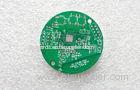 Green 1 OZ Round HASL PCB Print Circuit Board Fabrication , 0.3mm / 0.5mm Pad