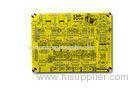 Yellow Solder Mask 1 OZ Multilayer Printed Circuit Board Assembly