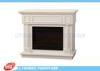 Durable White Interior Room Decor MDF Fireplaces 1125mm * 320mm * 930mm