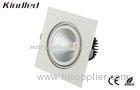 1800lm 34W Square LED Ceiling Downlights 4000K , Beam Angle 40 Degree