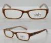 Orange / Black Rectangular Retro Acetate Eyeglasses Frames With Lightweight